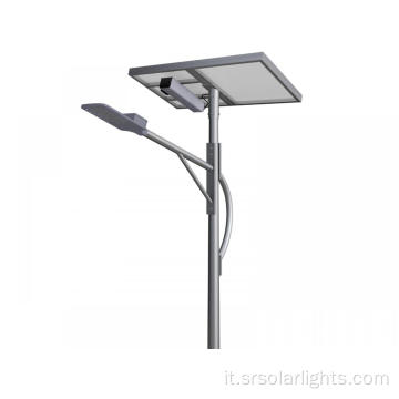 Luce di strada a led solare con palo